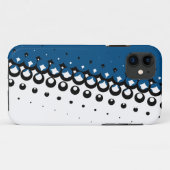 Penumbra Ivory (blauw) iPhone Case (Achterkant (horizontaal))
