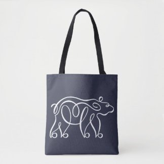 Penwork kalligrafisch Beer Tote Bag