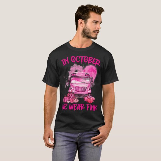 Peny School Bus Driver Leopard Borstkanker T-shirt (Voorkant volledig)