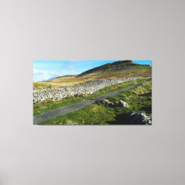 Penyghent-beklimming Canvas Afdruk
