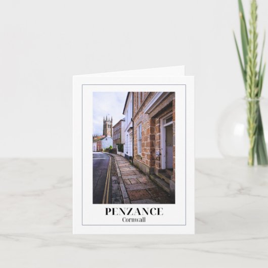 Penzance, Cornwall Kaart (Voorkant)