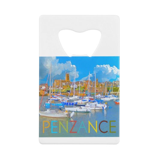 Penzance Creditkaart Flessenopener (Voorkant)