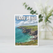 Penzance Land's End reizen naar Engeland Briefkaart (Staand voorkant)