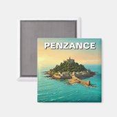 Penzance St Michael's Mount Verenigd Koninkrijk Re Magneet (Voorkant / Achterkant)