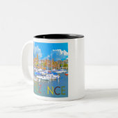 Penzance Tweekleurige Koffiemok (Voorkant links)