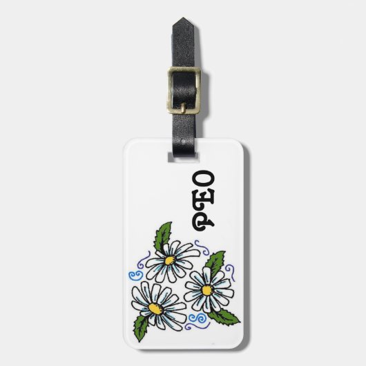 PEO-Bagagelabel Bagagelabel (Voorkant verticaal)