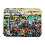 Peonies, 1887 Claude Monet cool, oud, master Magneet (Horizontaal)