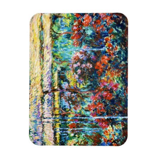 Peonies, 1887 Claude Monet cool, oud, master Magneet (Verticaal)