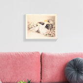 Peonies, 1935 door Louis Icart Canvas Afdruk (Insitu (Woonkamer))