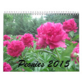 Peonies 2015 Agenda Kalender (Hoes)