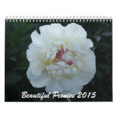 Peonies 2015 Flower Calendar Kalender (Hoes)