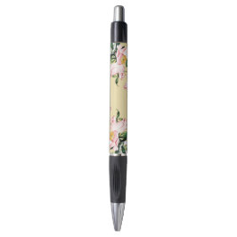 Peonies Aangepaste pen - Emmy Rubber grip Pen