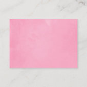 Peonies Accommodatie Waterverf van het voorjaar Informatiekaartje (Achterkant)