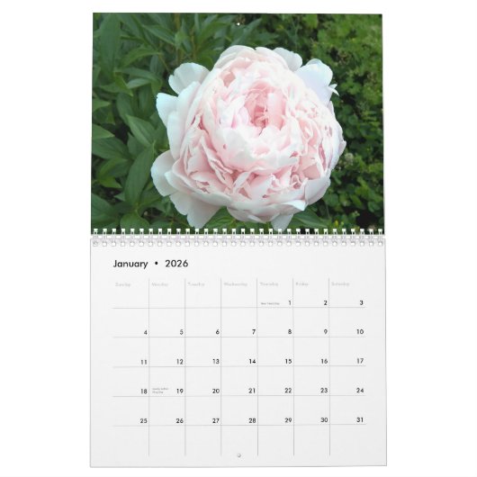 Peonies Agenda 2021 Kalender (Jan 2026)