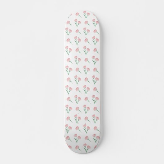 Peonies Alsjeblieft Skateboard Deck (Voorkant)