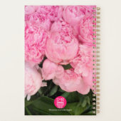 Peonies at the Plaza 2026 Planner (Achterkant)