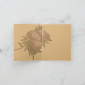 Peonies Bedankkaart (Binnen)