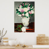 Peonies, beroemd schilderij van Edouard Manet Poster (Keuken)