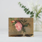 Peonies Berthe Morisot Fine Art Briefkaart (Staand voorkant)
