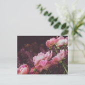 Peonies Briefkaart (Staand voorkant)