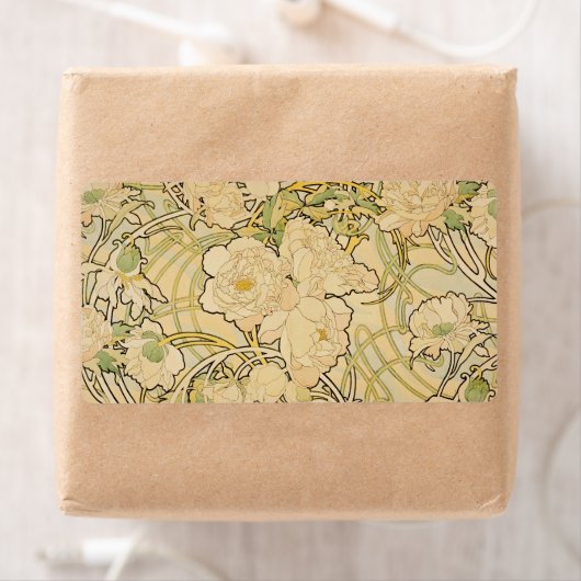 Peonies c1897 etiket (Insitu)