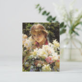 Peonies Charles Courtney Curran Briefkaart (Staand voorkant)