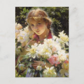 Peonies Charles Courtney Curran Briefkaart (Voorkant)