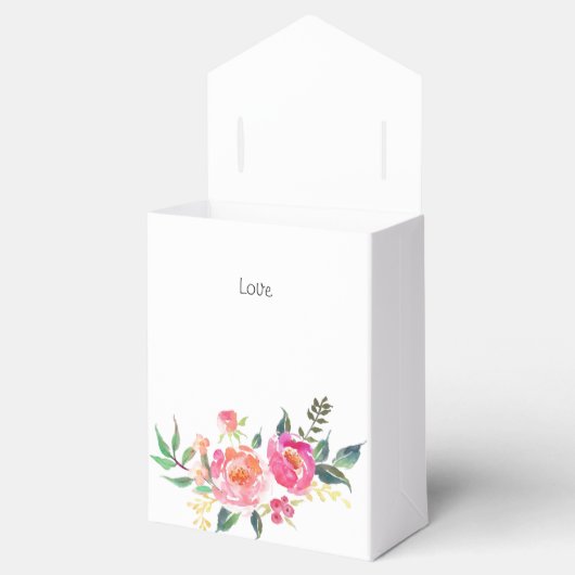 Peonies dank u bedankdoosjes (Geopend)