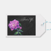 Peonies Dankuwel Cadeaulabel (Voorkant (Horizontaal))