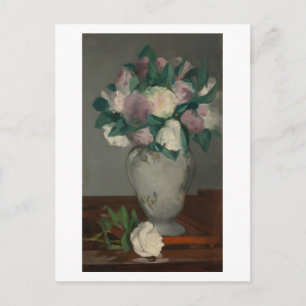 Peonies, Édouard Manet Briefkaart