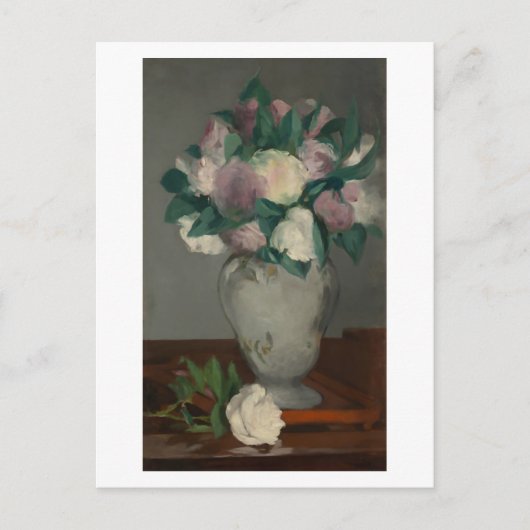 Peonies, Édouard Manet Briefkaart (Voorkant)