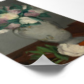 Peonies, Édouard Manet Poster (Hoek)