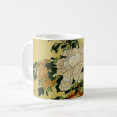 Peonies en Butterfly Koffiemok (Voorkant links)