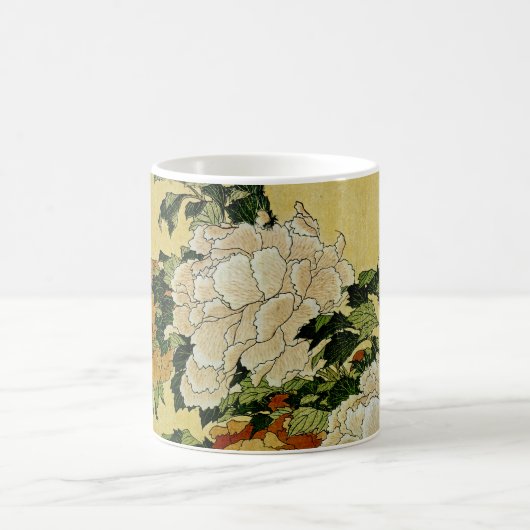 Peonies en Butterfly Koffiemok (Center)