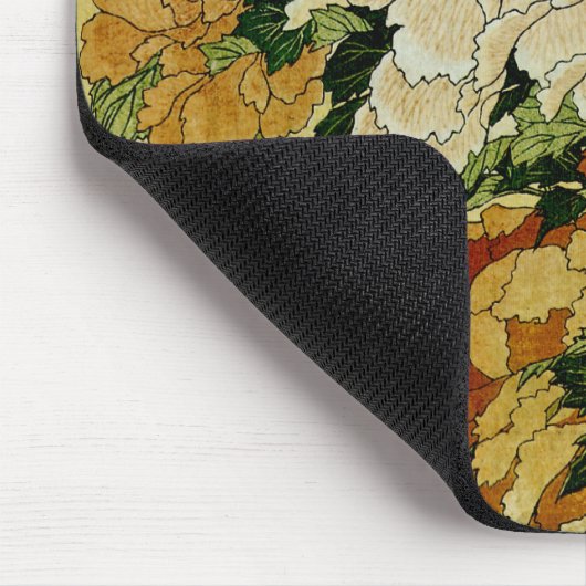 Peonies en Butterfly Muismat (Hoek)