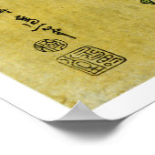 Peonies en Butterfly Poster (Hoek)