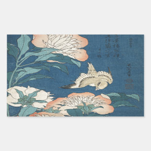 Peonies en Canarische Eilanden Rechthoekige Sticker