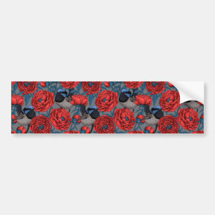 Peonies en Peonies Bumpersticker