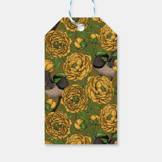 Peonies en Peonies Cadeaulabel (Achterkant)