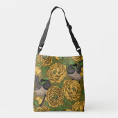 Peonies en Peonies Crossbody Tas (Achterkant)