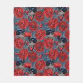 Peonies en Peonies Fleece Deken (Voorkant)