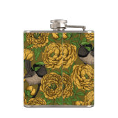 Peonies en Peonies Heupfles (Achterkant)