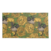 Peonies en Peonies Kussensloop (Achterkant-Links)