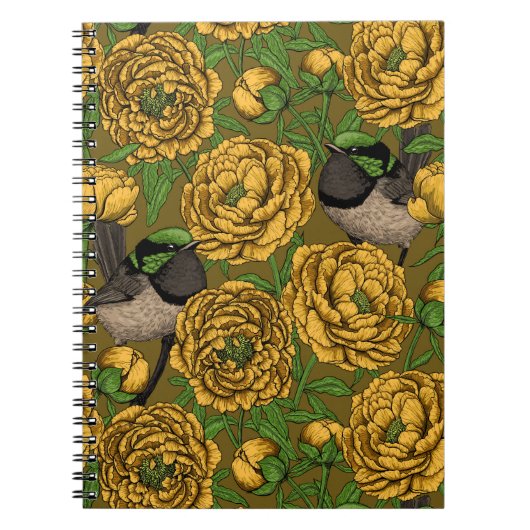 Peonies en Peonies Notitieboek (Voorkant)
