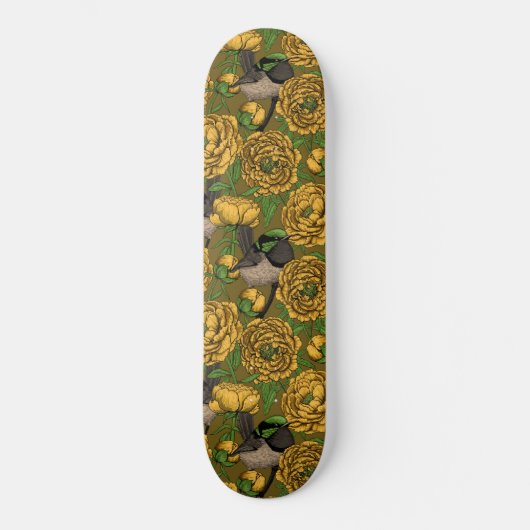 Peonies en Peonies Persoonlijk Skateboard (Voorkant)