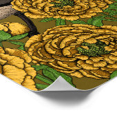 Peonies en Peonies Poster (Hoek)