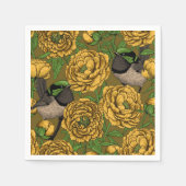 Peonies en Peonies Servet (Voorkant)