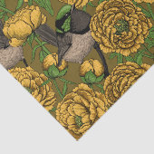 Peonies en Peonies Tissuepapier (Detail)