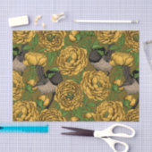 Peonies en Peonies Tissuepapier (Craft)