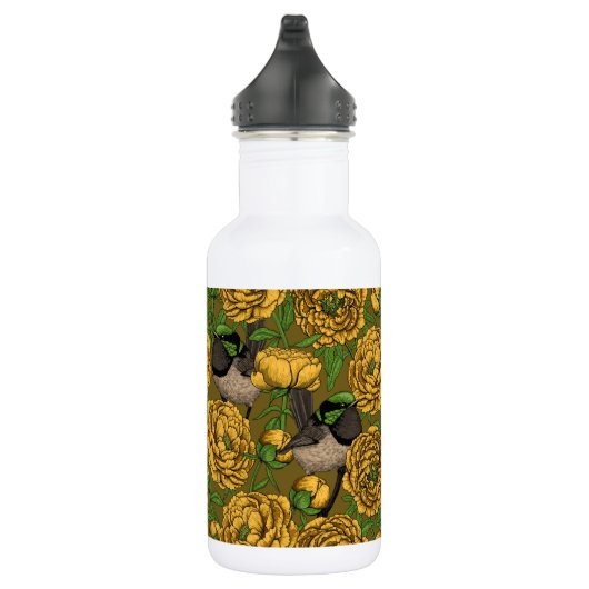 Peonies en Peonies Waterfles (Rechts)